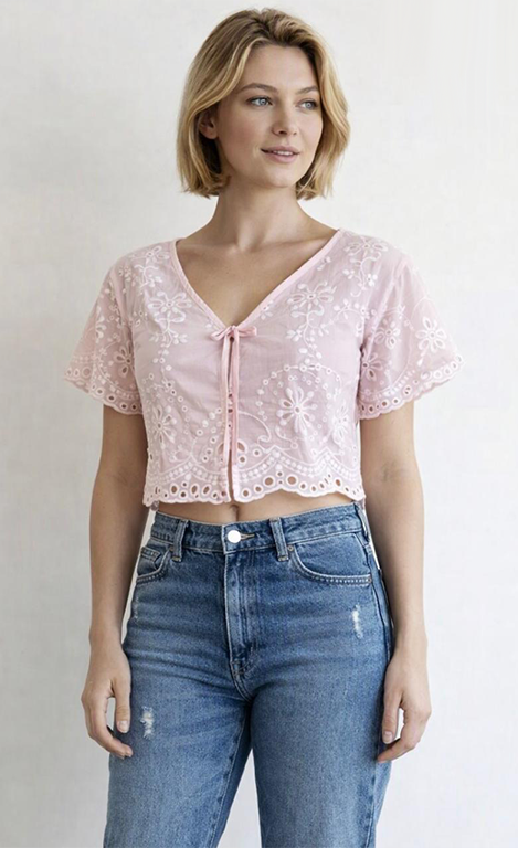 BLUSA ENCAJE