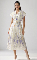 VESTIDO MIDI FLORES RUTH
