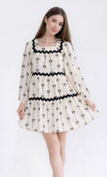 VESTIDO ESTAMPADO LAZOS ASHLEY